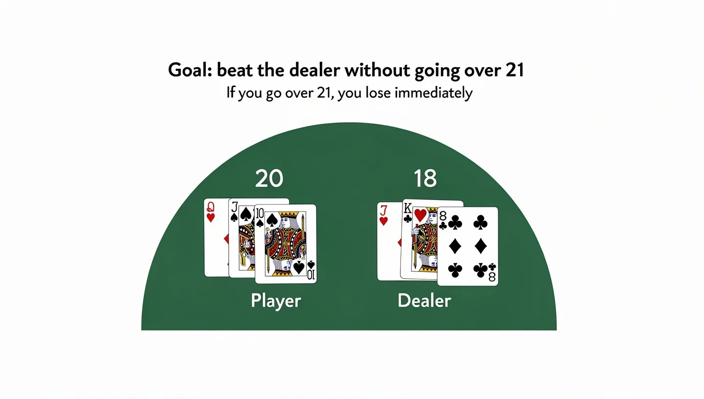 What is the goal of blackjack