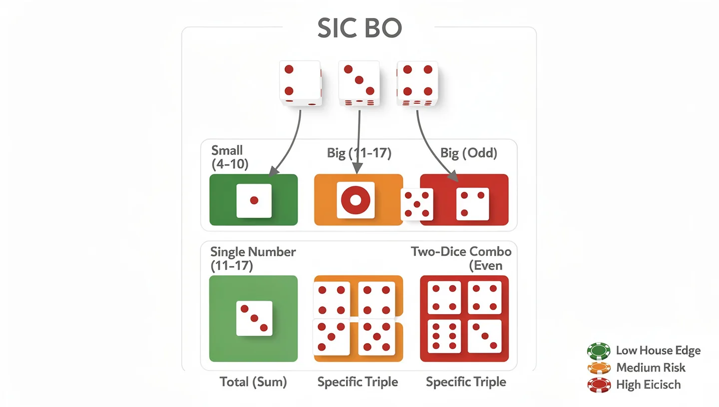 Sic Bo Bets
