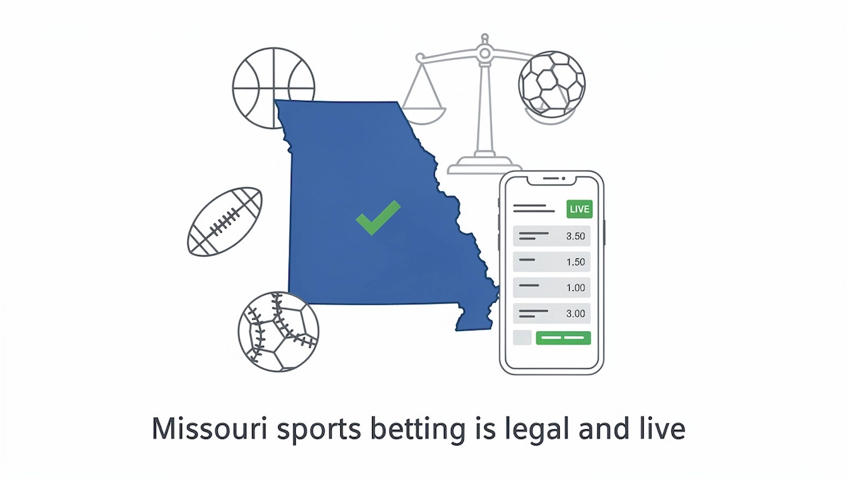 Missouri sports betting is legal and live