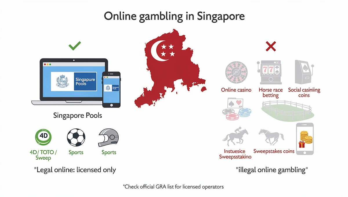 What Is Legal Online in Singapore